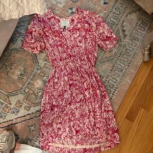 Anthropologie floral dress